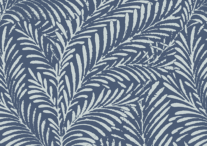 Acoustic Velvet, Classic Blue - Motorised Roman Blind - Image 7